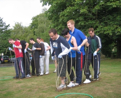 Grass Ski - A race to the finish - team building team work