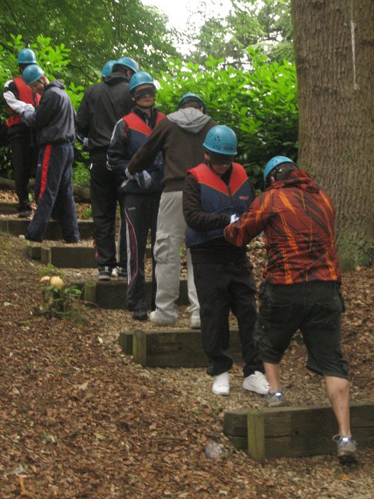 Trust Trail Team building exercise at Middle Aston House