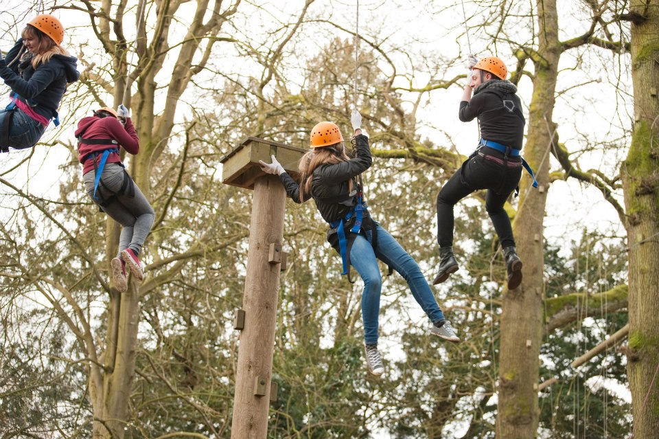 High Ropes Challenge - All aboard