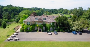Aerial View of Middle Aston House Oxfordshire