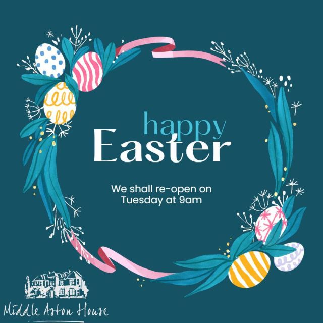 Happy Bank Holiday weekend!⁠
⁠
We've closed the gates for the Easter weekend to allow our team to celebrate with their family and friends.⁠
⁠
If you need anything from us, please drop the office an email, or leave a voicemail and someone will get back to you on Tuesday Morning.⁠
⁠
Enjoy the chocolate, food and wine which comes from any well earned break and we'll see you next week!⁠
⁠
#venue #bankholiday #closedfortheholiday #events #weddings #conferences #oxford #oxfordshire #bicester #banbury